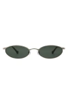 Florence By Mills 54mm Oval Sunglasses In Green