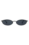 Florence By Mills 54mm Oval Sunglasses In Gray