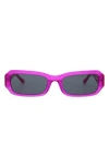Florence By Mills 54mm Rectangular Sunglasses In Pink