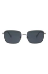 Florence By Mills 54mm Square Sunglasse In Silver