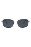Florence By Mills 54mm Square Sunglasse In Silver