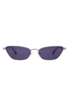 Florence By Mills 56mm Cat Eye Sunglasses In Purple
