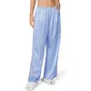 Florence By Mills Bow Satin Pants In Windsurfer Ribbons