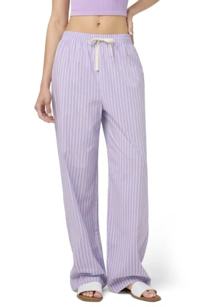 Florence By Mills Boxy Pants In Lavender Stripe
