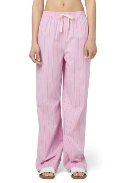 Florence By Mills Boxy Pants In Pink Off Stripe