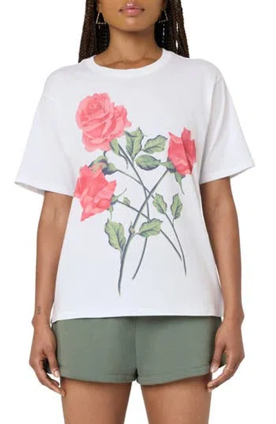 Florence By Mills Boyfriend Graphic T-shirt In White