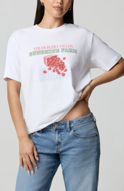 Florence By Mills Boyfriend Graphic T-shirt In White