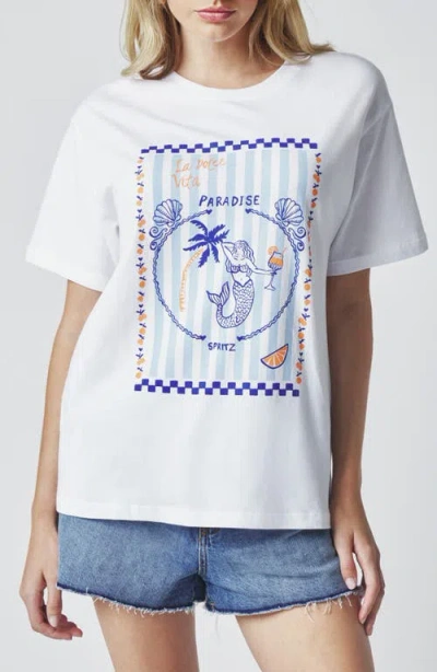 Florence By Mills Boyfriend Graphic T-shirt In White