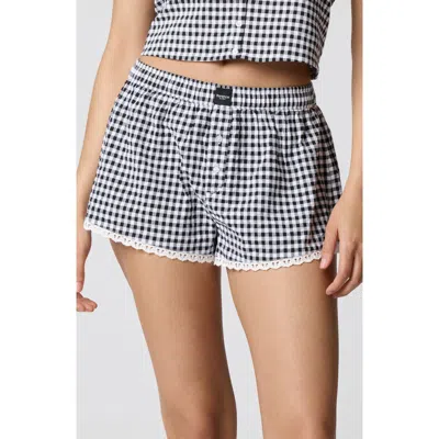 Florence By Mills Cheeky Stretch Cotton Boxer In Black