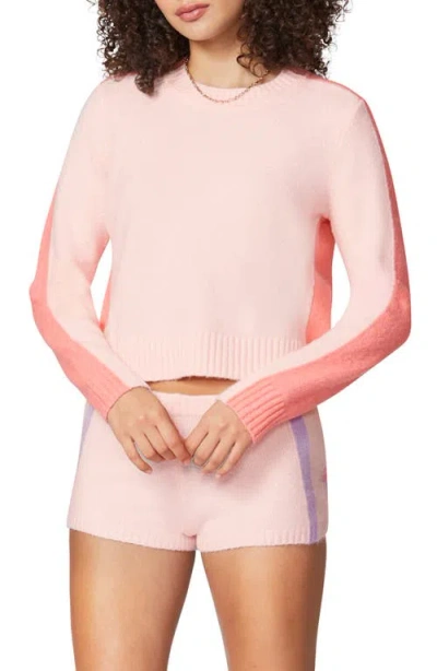 Florence By Mills Colorblock Tipped Sweater In Ballerina