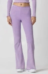 Florence By Mills Core Washed Rib Stretch Cotton Pants In Gold