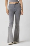 Florence By Mills Core Washed Rib Stretch Cotton Pants In Gray