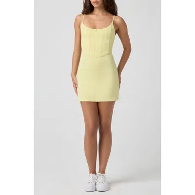 Florence By Mills Corset Minidress In Yellow