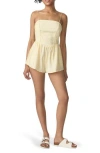 Florence By Mills Corset Romper In Yellow
