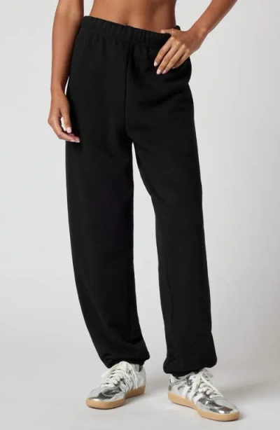 Florence By Mills Cotton Blend Boyfriend Joggers In Black