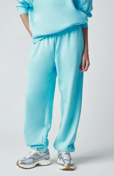 Florence By Mills Cotton Blend Boyfriend Joggers In Blue