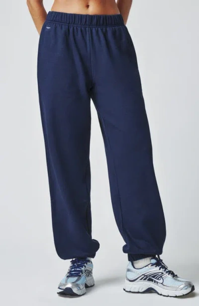 Florence By Mills Cotton Blend Boyfriend Joggers In Blue