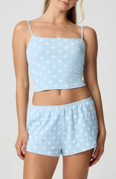 Florence By Mills Cotton Blend Pajamas In Blue