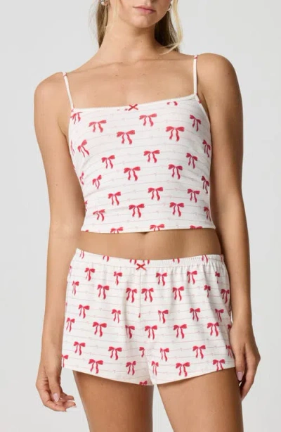 Florence By Mills Cotton Blend Pajamas In White