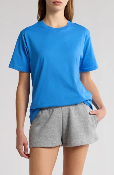 Florence By Mills Couch Date Oversize Cotton T-shirt In Regatta