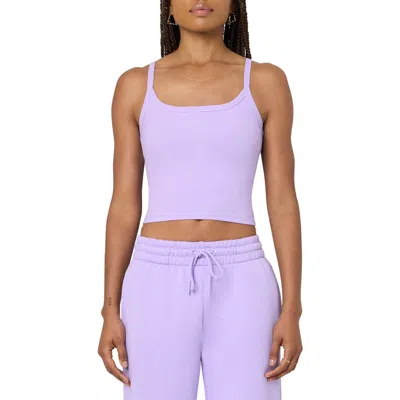 Florence By Mills Couch Date Rib Tank Top In Millie Lavender