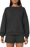 Florence By Mills Cozy Crush Oversize Sweatshirt In Black