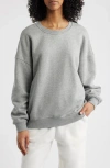 Florence By Mills Cozy Crush Oversize Sweatshirt In Gray