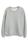 Florence By Mills Cozy Crush Oversize Sweatshirt In Heather Grey