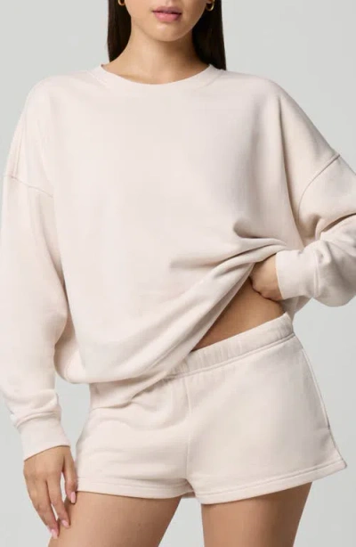 Florence By Mills Cozy Crush Oversize Sweatshirt In Neutral