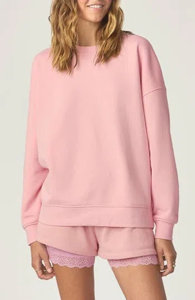 Florence By Mills Cozy Crush Oversize Sweatshirt In Pink