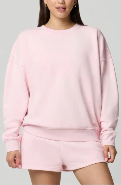 Florence By Mills Cozy Crush Oversize Sweatshirt In Pink
