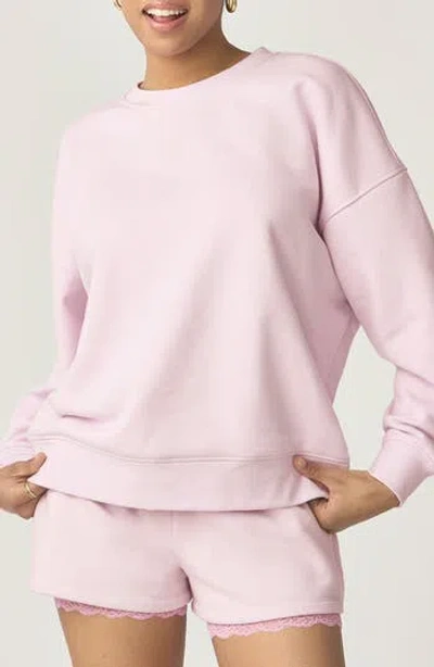 Florence By Mills Cozy Crush Oversize Sweatshirt In Pink