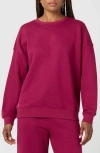Florence By Mills Cozy Crush Oversize Sweatshirt In Red