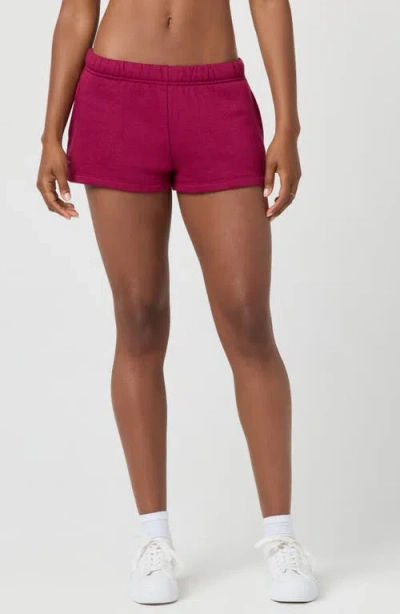 Florence By Mills Cozy Crush Sweat Shorts In Pink