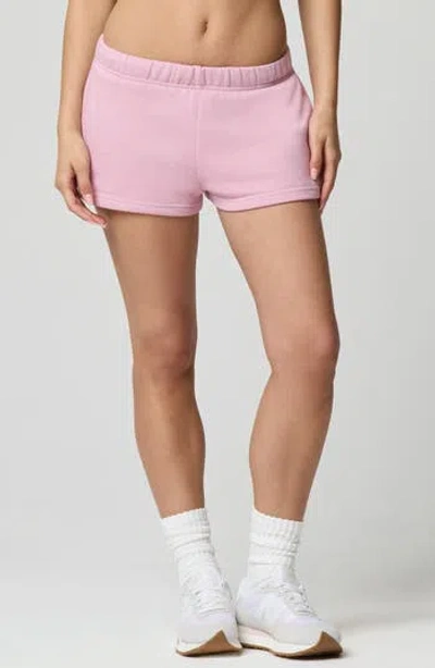 Florence By Mills Cozy Crush Sweat Shorts In Nude