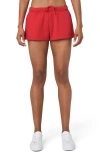 Florence By Mills Cozy Crush Sweat Shorts In Scarlet