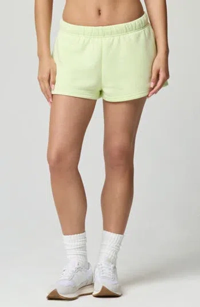 Florence By Mills Cozy Crush Sweat Shorts In Yellow