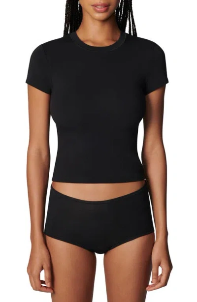 Florence By Mills Crewneck Stretch T-shirt In Black