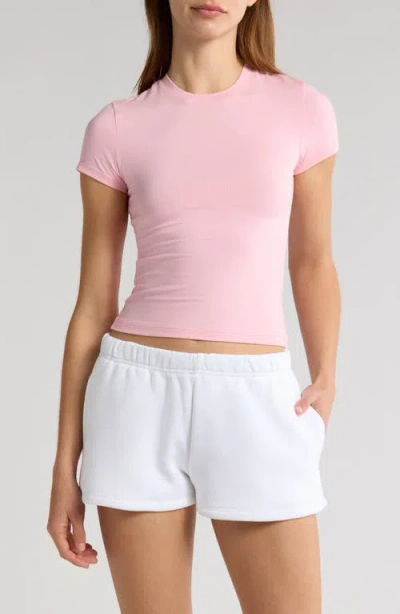 Florence By Mills Crewneck Stretch T-shirt In Pink