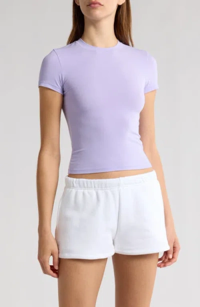 Florence By Mills Crewneck Stretch T-shirt In Millie Lavender