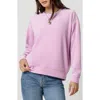 Florence By Mills Crewneck Velour Sweatshirt In Pink