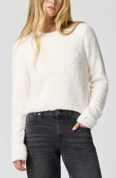 Florence By Mills Crop Crewneck Sweater In White