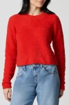 Florence By Mills Crop Crewneck Sweater In Red