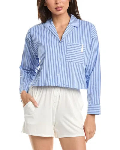 Florence By Mills Crop Shirt In Blue