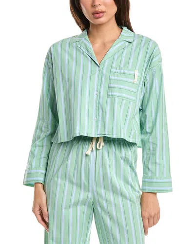 Florence By Mills Crop Shirt In Green