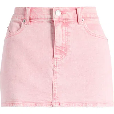 Florence By Mills Denim Miniskirt In Cotton Candy