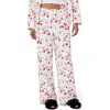 Florence By Mills Easy Boxer Pants In Rose Print Jet