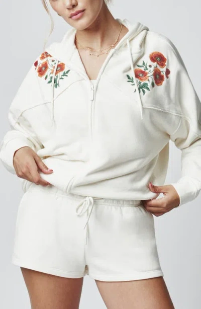 Florence By Mills Embroidered Full Zip Hoodie In Multi