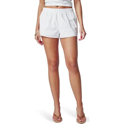 Florence By Mills Embroidered Textured Cotton Shorts In Multi