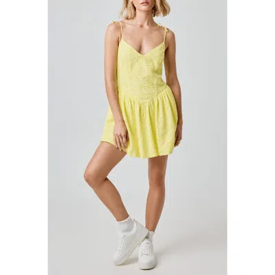 Florence By Mills Eyelet Cotton Mini Sundress